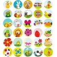 thumbnail image 4 of Joyfy Easter Crafts Kit for Kids with 500 Stickers, 144 Temporary Tattoos, 32 Adhesives and 10 Stampers (over 600pcs) for Kids Class Exchange, Easter Party Favors, Basket Stuffers Fillers, 4 of 7