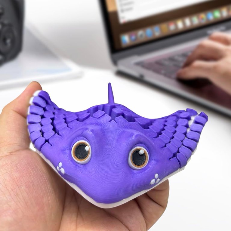 Ray Fidget Desk Fidget Toy For Adults Manta Ray Fidget Toy - Articulated 3D ...