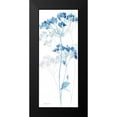 thumbnail image 2 of Coulter, Cynthia 8x14 Black Modern Framed Museum Art Print Titled - Indigo Botanical panel IV, 2 of 5