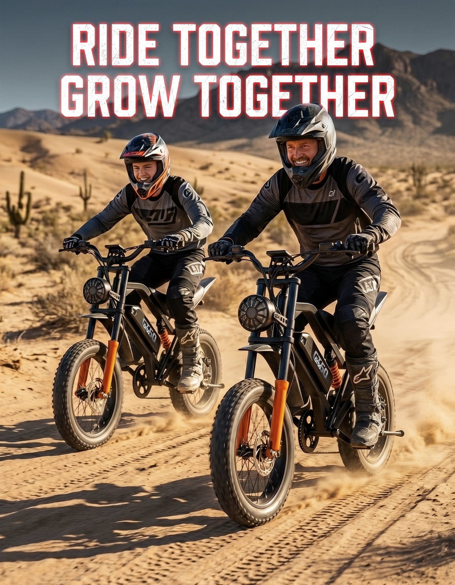 PostJoy GT16 Electric Dirt Bike for Adults,3000W Electric Motorcycle 36MPH 48V 25Ah Battery,85+Miles Electric Bike,20" Fat Tire Ebike,Dual Hydraulic Brakes Mountain Bike,Full Suspension,UL2849