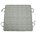 thumbnail image 1 of Unique Bargains 1 Pcs Durable Waterproof Car Seat Cover for Pet Bone Paw Pattern Gray, 1 of 6