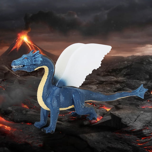Jouets Dragon, Forme de Dragon Enfants Simulation Fantaisie Modèle en Silicone Jouet Figurine Modèle Collection Jouet Éducatif pour Enfants