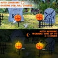 thumbnail image 7 of OriginalSourcing Solar Pumpkin Pathway Lights, Jack-O-Lantern Outdoor Garden Decor for Fall and Winter Holiday Season, 4 Pack, 7 of 7