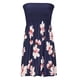 thumbnail image 4 of ICHUANYI Clearance Women's Bohemian Style Strapless Elastic Band Dress Dresses Sleeveless Floral Print Dress(Navy, L) ICHUANYI WER2023080901832, 4 of 8