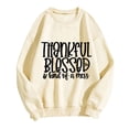thumbnail image 3 of Women Oversize Sweatshirts Long Sleeve Crewneck Letter Printed Lightweight Loose Sweatshirts Blouse Top Cute Sweatshirt for Women Jogging Outfits Women Set Ladies Athletic Hoodies Athletic Wear, 3 of 6