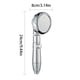 thumbnail image 4 of Rociador de ducha, cabezal de ducha de mano, rociador de baño de alta presión ajustable, accesorio de baño, plateado Inevent HA000079-01, 4 of 6