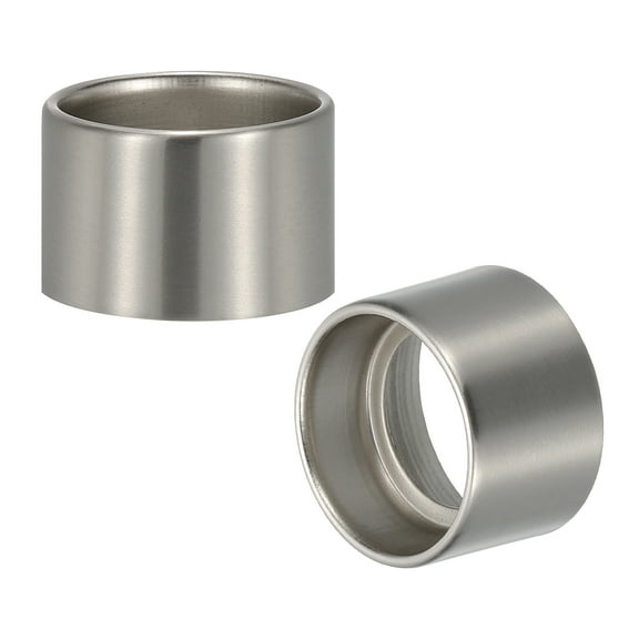 Uxcell Light Socket Shade Ring, 35 mm Metal Hanging Lamp Holder Parts, Nickel 2Pcs