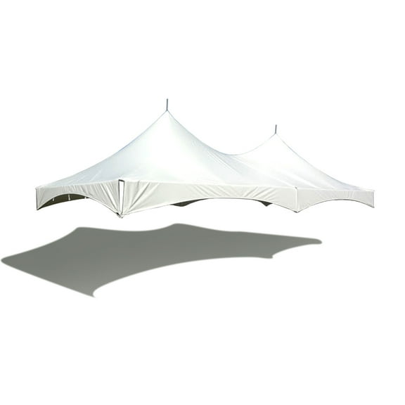 TentandTable High Peak Frame Party Tent Top Only, White , 15 ft x 30 ft