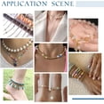thumbnail image 6 of 370pcs 18K Gold Filled Beads 3/4/6mm Round Beads Smooth Round Beads Seamless Ball Beads Brass Loose Beads Metal Beads for Summer Hawaii Layered Bikini Necklace Bracelet Jewelry Making DIY, 6 of 6