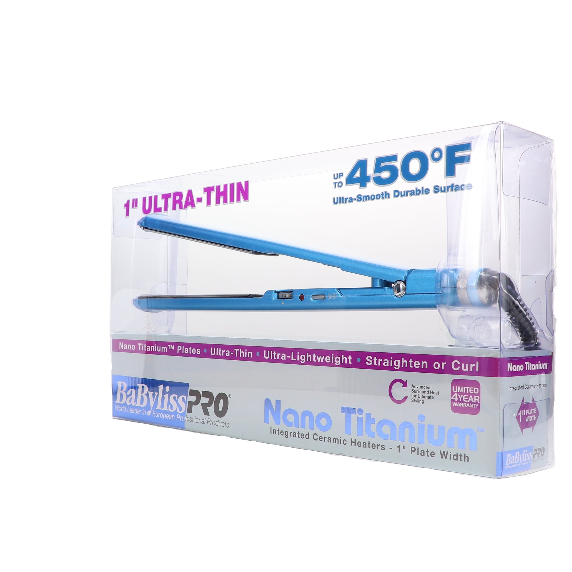 BaBylissPRO Nano Titanium-Plated Ultra-Thin Straightening Iron - 2