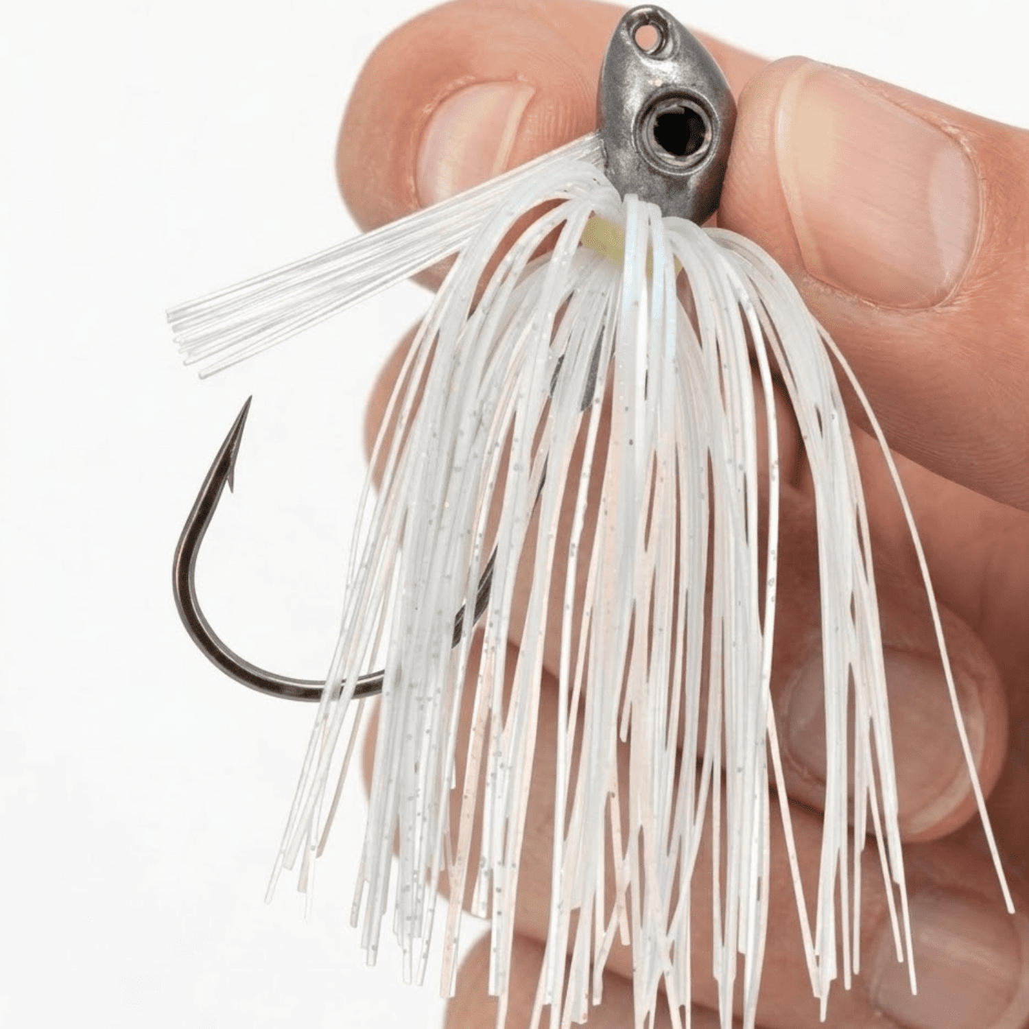 (2 pack) Buckeye Lures G-Man Swim Jig 1/2 oz. – Natural Shad