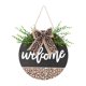thumbnail image 5 of Wosthever Cartel de bienvenida con estampado de leopardo para puerta delantera, decoración de porche al aire libre, cartel de granja para decoración de Kits de decoración para fiestas Wosthever HA038474-00, 5 of 6