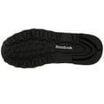 thumbnail image 3 of Reebok Classic Leather Big Kids' Shoes Black 50148, 3 of 7