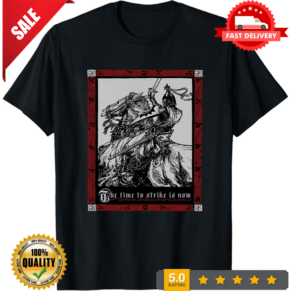 Medieval Knight Shirt, Middle Ages Shirt, Crusader T-Shirt, Heraldry T-Shirt, Ba, ULTRA LIMITED-TH68056