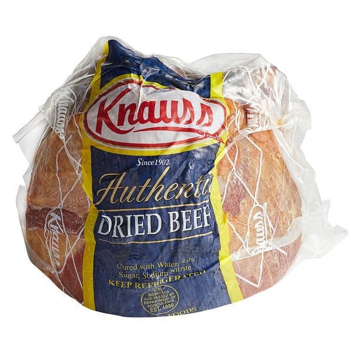 Knauss Dried Beef Knuckle Refrigerated (1/2) Piece 1 Pack
