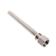XISAOK Stainless Steel Thermowell 1/2" NPT Threads 130mm Long For Temperature Sensors