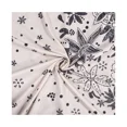 thumbnail image 5 of Tapiz bohemio para colgar en la pared, tapiz floral beige y blanco con estampado de medallón de margaritas punteadas, para dormitorio, estilo hippie bohemio, variante en blanco, tamaño, 5 of 5