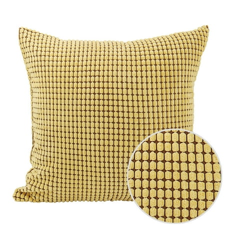 Sofa Cushion Cover Striped Corduroy Throw Toss Pillow Case Shell