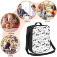 thumbnail image 5 of Lsque Dachshund Dog Puppy Lunch Bag Lunch Box for Women Men Reusable Insulated Lunch Tote Bag,Leakproof Thermal Cooler Sack Food Handbags Case High Capacity, 5 of 9