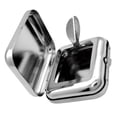 thumbnail image 3 of Mini cenicero portátil de bolsillo de metal con tapa, de acero inoxidable, para colillas de cigarrillos, para automóvil, 3 of 8