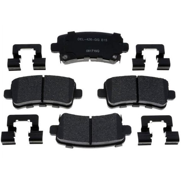 Rear Brake Pad Set - Compatible with 2013 - 2015 Chevrolet Malibu - AC Delco
