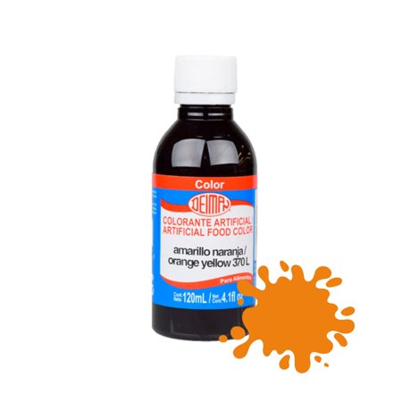 2pcs Artificial Color Orange Yellow 370 L (4 fl oz)