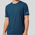 thumbnail image 4 of Camiseta de manga corta de seda helada para hombre: camiseta informal elástica, transpirable y de secado rápido para el verano, cómoda para practicar deporte y relajarse, 4 of 4