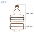 thumbnail image 2 of Unique Bargains Overall Buckles 4 Sets Retro Suspender Replacement Buckles 50mm, Copper Tone, 2 of 6