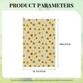 thumbnail image 4 of Picia Sunflowers Bee Microfiber Golf Towel (24" X 16") with Carabiner Clip, Waffle Pattern Hook - Golf Accessories and Gifts, Father's Day, Christmas, Birthday Gift, 4 of 8
