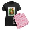 thumbnail image 5 of CafePress - Pawt O' Gold! Women's Dark Pajamas - Women's Short Sleeve Print T-Shirt and Pants Dark Cotton Pajama Set, 5 of 7