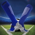 thumbnail image 3 of YIFAEUX 1 Pair Football Socks Soft Elastic Breathable Sweat Absorption Knee High Kids Youth Softball Socks Sports Socks, 3 of 7
