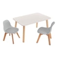 thumbnail image 1 of Mesa Rectangular - 2 Sillas Frankfurt  (Gris, Melamina), 1 of 2