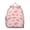 Pink-61, variant on Bohemian Style Student Backpack – Retro Hippie Tribal Folk Aesthetic with Vintage Floral Rustic Home Decor Design, Durable School Bag