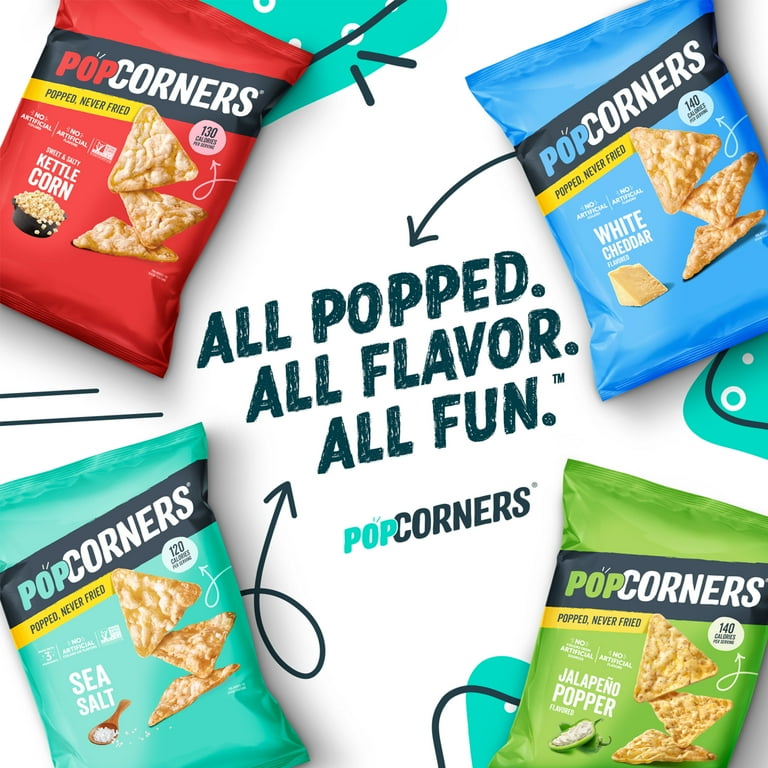 PopCorners Jalapeno Popper Flavored Snack Bag 6.5 oz - Walmart.com