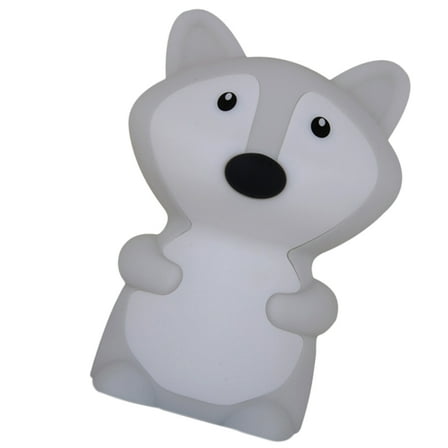 OUNONA  Dimmable Glow Silicone Fox Lamp Shape Night Light Child
