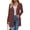 Brown, variant on Fall Cardigan for Women Long Sleeve Open Front Cardigan Casual Button Down Coat with Pockets