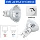 thumbnail image 5 of Muyoka bombillas halógenas GU10 de 50 W, luz blanca cálida, 2700 K, por encima del 99 % CRI, reflector halógeno superbrillante, ángulo de haz de 38 °, foco GU10 para cocina, sala de estar, oficina Muyoka Hogar, 5 of 7