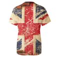 thumbnail image 5 of TSADFHJI Hauts pour Femmes Manches Longues Mode Automne Blouses pour Femmes Col Rond Manches Courtes T-Shirts de Vacances d'Été Imprimé Floral Blouses Grande Taille TG Rouge Melon D\'eau, 5 of 5