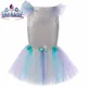 thumbnail image 4 of Falda tutú de sirena para niñas, escamas de pez, trompeta, cola de pez, faldas de tul para niñas, tutús para cumpleaños de niños, disfraz de princesa de Halloween, 4 of 5