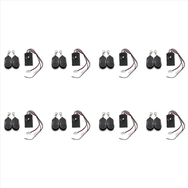 8X de Alarma Ebike Control Remoto Dual 36V 48V 60V 72V Accesorios de Alarma Reemplazo Universal de Bicicleta Eléctrica Impermeable