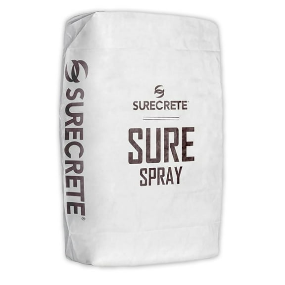 SureCrete SureSpray Microcement Concrete Overlay - White - 45 lb