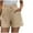 Beige#bermuda shorts for women, variant on Womens Linen Shorts,Women's Bermuda Shorts Jersey Shorts with Deep Pockets 7" Long Shorts for Women Lounge Walking Athletic Plus Size