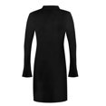 thumbnail image 2 of Vestido George Talla M Abertura en Pierna Negro, 2 of 4
