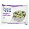 Great Value Broccoli & Cauliflower, 16 oz