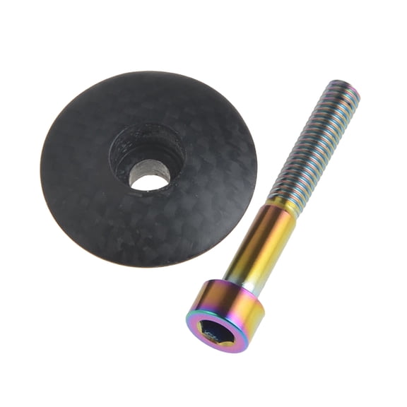 Nicehomfit Lightweight Titanium Alloy Bike Fork Cover with Carbon Fiber for Road and Mountain Bikes