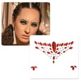 thumbnail image 4 of Unique Bargains Classic Face Rhinestone Stickers Red, 4 of 5