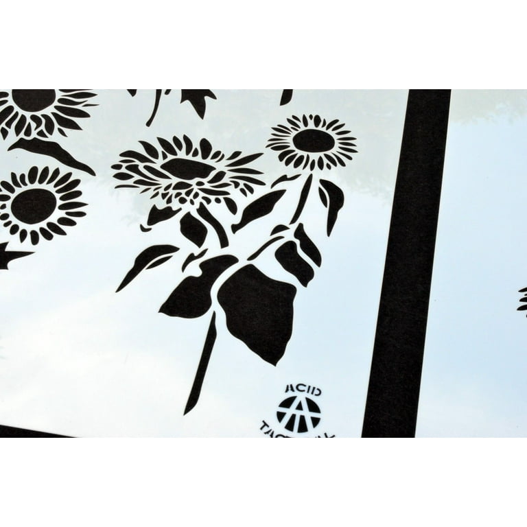 Sunflower Sun Flower - Custom Stencil
