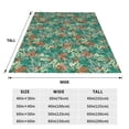 thumbnail image 3 of Bingfone Autumn Maple Leaves 1 Print Flannel Fleece Blanket Throw Blanket for Bed,Sofa,Couch,Travel,Camping(60"x50" ), 3 of 8