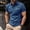 Blue, variant on Adult Polo T Shirts for Men Short Sleeve Button Tees Shirts Lightweight Blue Mens Golf Shirts