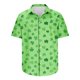 thumbnail image 5 of Camisas de Manga Larga para Hombres Día de San Patricio Impreso Manga Corta Solapa, Poliéster Ligero para Vacaciones Informales, 5 of 9